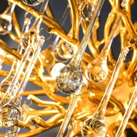 Aplica Cristal Brooks 3x G9 Auriu [1]