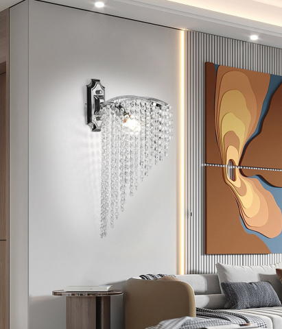 Aplica Cristal Serenity 1x E14 Crom Lucios [1]