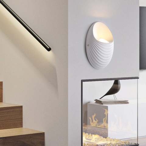 Produse Alessandro - Aplica Exterior Shell, 5W, 3000K, Alb