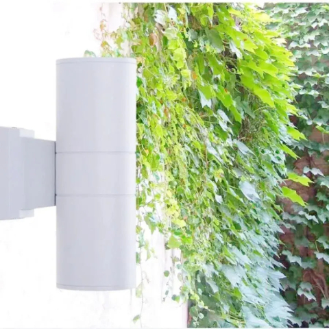 Curte si Gradina- Solutii Smart pentru Exterior - Aplica Exterior Valeria, 2*GU10, Alb, Metal si Sticla