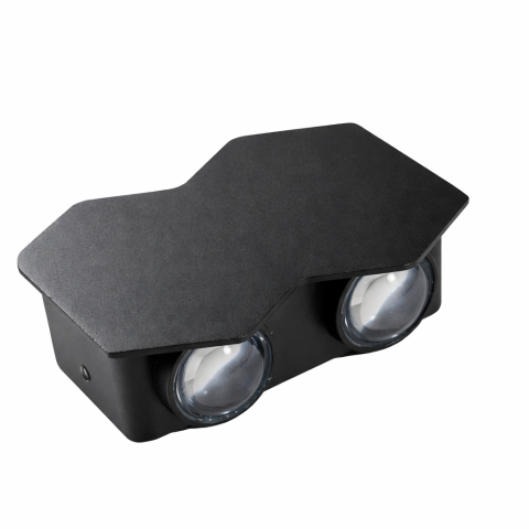 Aplica LED AX231, Exterior si Interior, 4 Surse, 10W, Negru, 3000K [3]