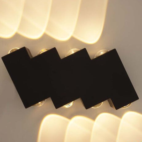 Produse Alessandro - Aplica LED AX232, Exterior, 8 Surse, 8W, Negru, 3000K