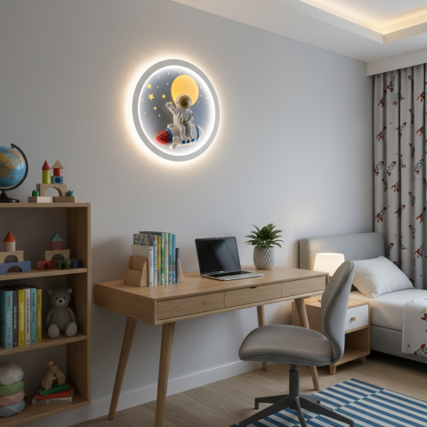 Lampi & Aplice Smart - Aplica LED COSMO, 44W, Lumina Calda/Neutra/Rece, Alb