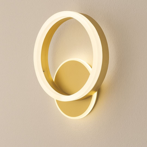 Aplica LED Dario, 33W, Lumina Rece/Calda/Neutra, Auriu [3]