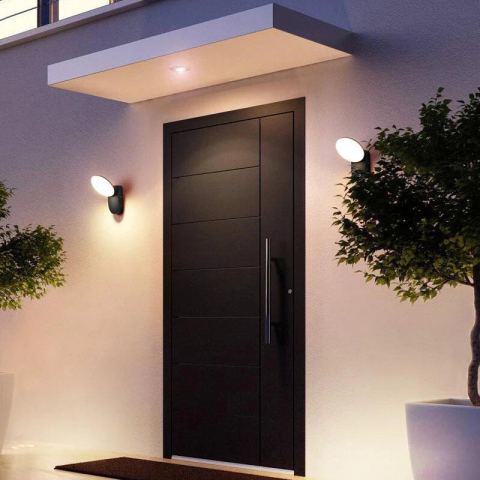 Produse Alessandro - Aplica LED de Exterior 10W, AX165, Lumina Calda 3000K, Negru