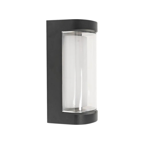 Aplica LED de Exterior Han, 12W, Metal, Negru [2]