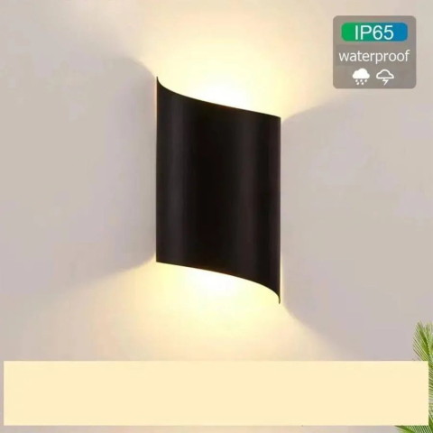 Curte si Gradina- Solutii Smart pentru Exterior - Aplica LED de Exterior Hande 10W IP65 Negru