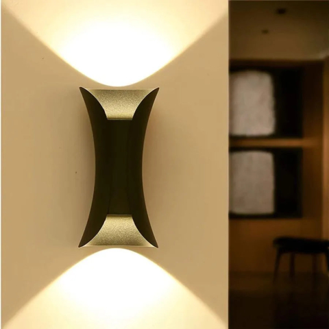 Lampi & Aplice Smart - Aplica LED de Exterior Heba, 10W IP65, Metal, Negru