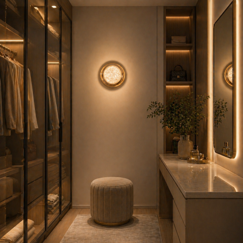 Aplica LED Decorativa CELESTIA Ø20 Lumina Rece/Neutra/Calda Auriu [2]