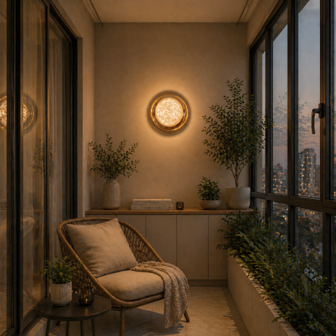 Aplica LED Decorativa CELESTIA Ø20 Lumina Rece/Neutra/Calda Auriu [1]