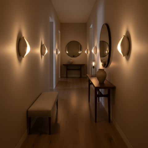 Iluminat Smart Home - Aplica LED Decorativa CONCHA, 30x35cm, 1xE27, Polistiren, Alb