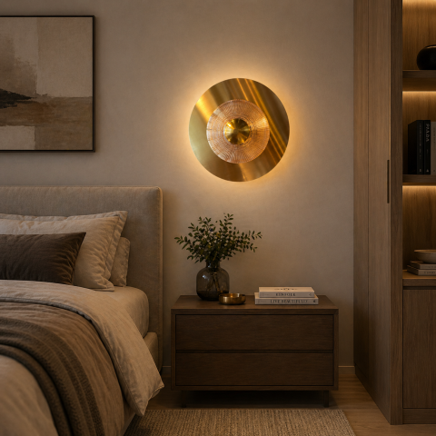 Aplica LED Decorativa DOME Lumina Rece/Neutra/Calda Auriu [1]