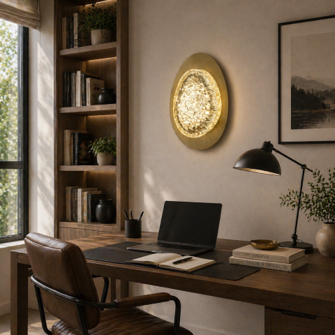 Aplica LED Decorativa GEM Lumina Rece/Neutra/Calda Auriu [1]
