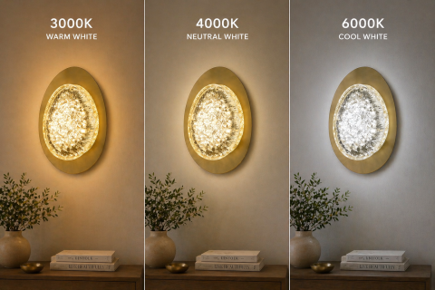 Aplica LED Decorativa GEM Lumina Rece/Neutra/Calda Auriu [3]