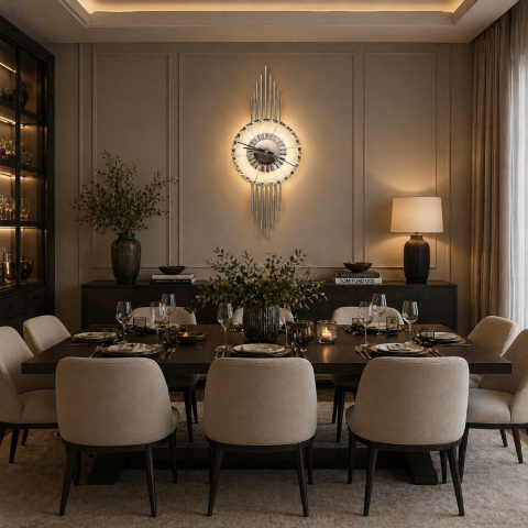 Aplica LED Decorativa HARMONY 65x25cm Lumina Rece/Neutra/Calda Crom [1]