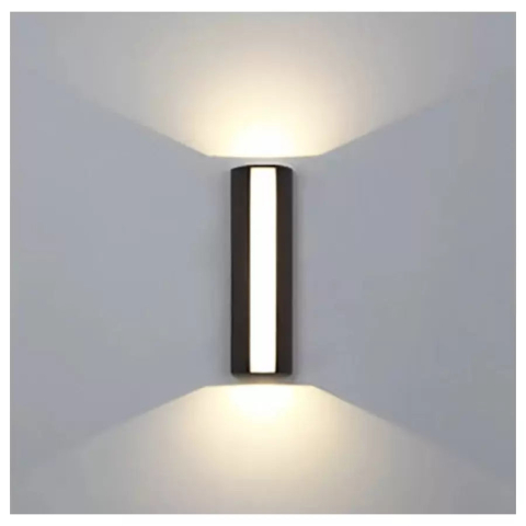 Aplica LED Exterior Berfin, 7W, 3000K, Negru, Metal [1]