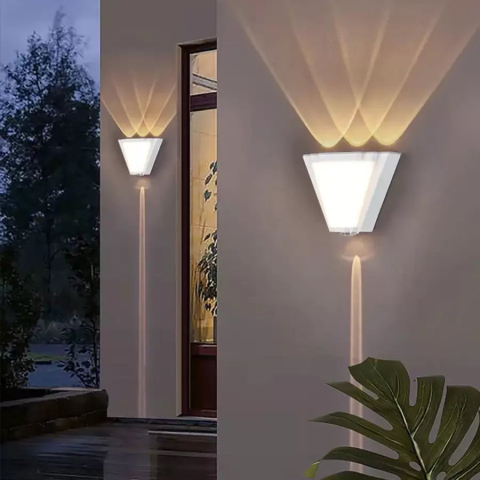 Curte si Gradina- Solutii Smart pentru Exterior - Aplica LED Exterior Kyler 9W Alb