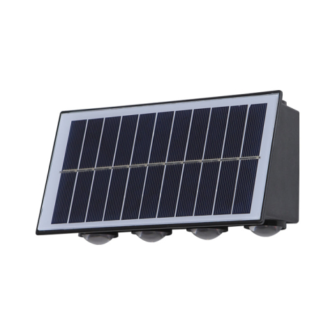 Aplica LED Exterior Solaris, 8 Surse de lumina, Lumina Calda, Negru [3]
