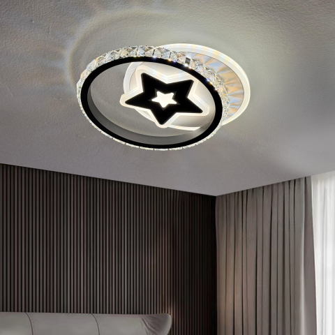 Lampi & Aplice Smart - Aplica LED Hadley 24W Alb Negru