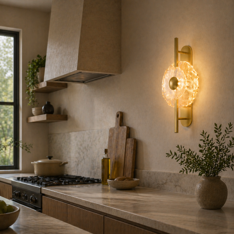 Aplica LED LUMA Decorativa Lumina Rece/Neutra/Calda Auriu [1]