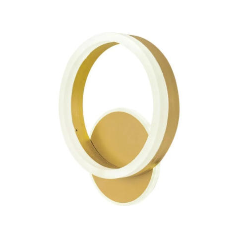 Lampi & Aplice Smart - Aplica LED Manara, 24W, Auriu, Lumina Rece/Calda/Neutra