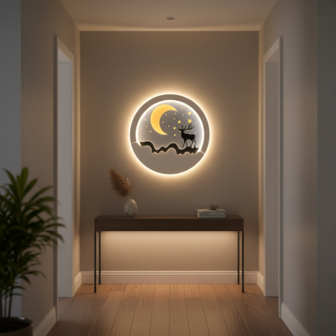 Aplica LED NOCTRA, 44W, Lumina Calda/Neutra/Rece, Negru [2]