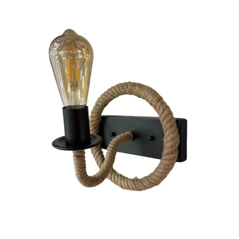 Lustre LED Moderne - Aplica Yolanda 1x E27 Maro Negru