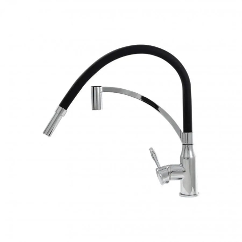 Baterie Bucatarie, Alama Sanitara, Negru cu Crom, WZX/2019 [2]