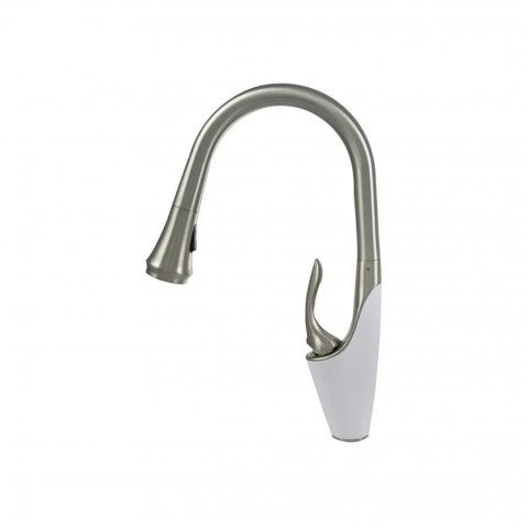 Baterie Bucatarie cu Dus Extractibil, Alama Sanitara, Crom, W054 [1]