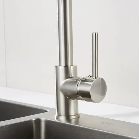 Baterie Bucatarie cu Dus Extractibil, Inox si Alama Crom, YD/101 [3]