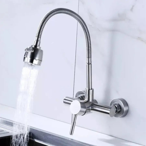 Obiecte sanitare - Baterie Bucatarie, Inox SUS304, Satinat, CF014