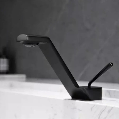 Obiecte sanitare - Baterie Lavoar, Alama Sanitara, Negru, MP017H