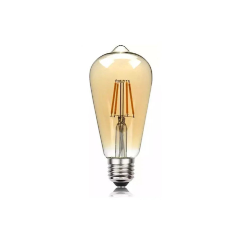 Becuri LED Spoturi - Bec cu Filament ST64, E27, 4W, Lumina Calda