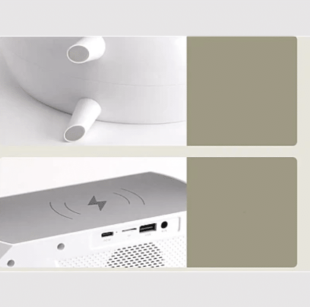 Boxa Multifunctionala G 3 in 1, Lampa LED RGB Smart,cu ceas, Boxa Bluetooth, Incarcator Telefon Wireless, Lumina RGB [4]