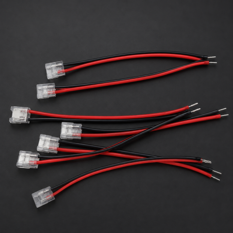 Iluminat Smart Home - Cablu terminal Banda LED, IP21, Latime 0.8cm