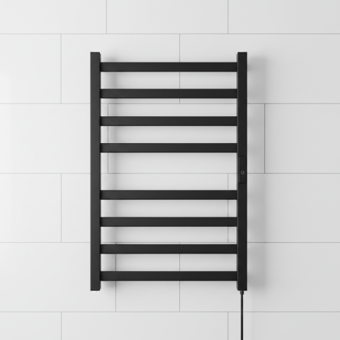 Obiecte sanitare - Calorifer Electric pentru Prosoape, 185W, Metal, Negru