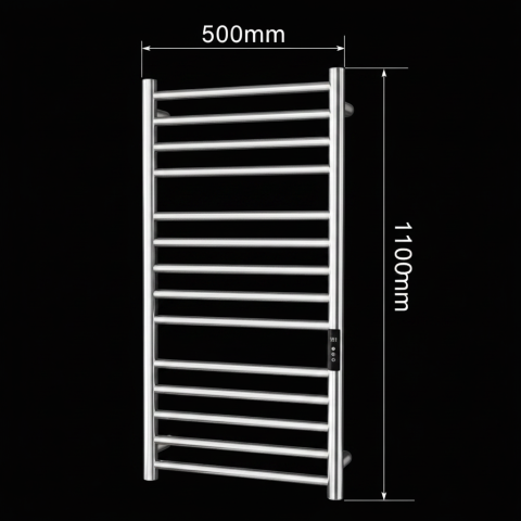 Calorifer Electric pentru Prosoape, 240W, Metal, Argintiu [2]