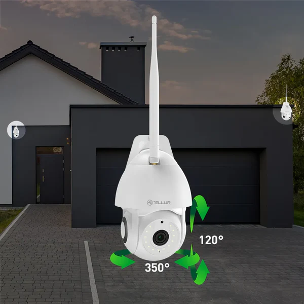 Cameră supraveghere Tellur Smart TLL331451 WIFI Exterior Ultra HD, 3MP [9]