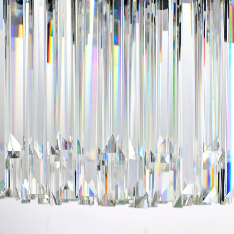 Candelabru Cristal BLOIS Eleganza 8xE14, Diametru 50cm, Negru, Inaltime Reglabila [3]