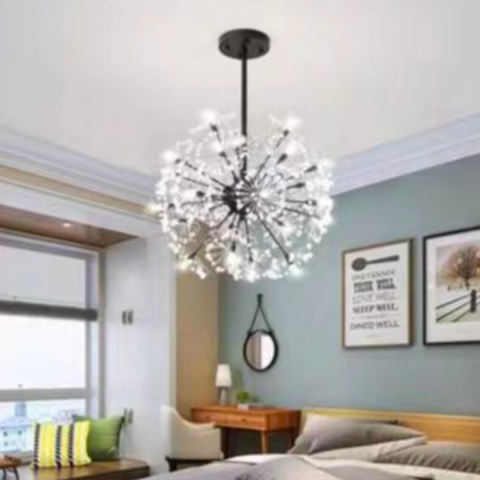 Candelabru Cristal PETERHOF Eleganza, Ø50cm, 18x G4, Diametru 49cm, Negru [1]