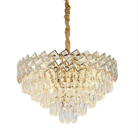 Lampi, Aplice si Corpuri de iluminat Smart - Candelabru Cristal Villante 10x E27 Auriu