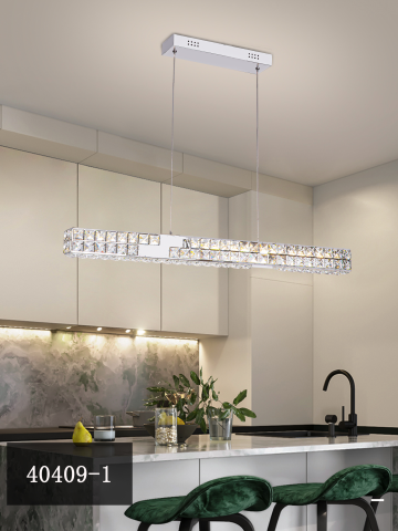 Produse Alessandro - Candelabru LED CC40409/1CH, Diametru 85 cm, Inaltime 120 cm, Lumina Rece/Neutra/Calda, Dimabila, Argintiu, Cristal, Otel