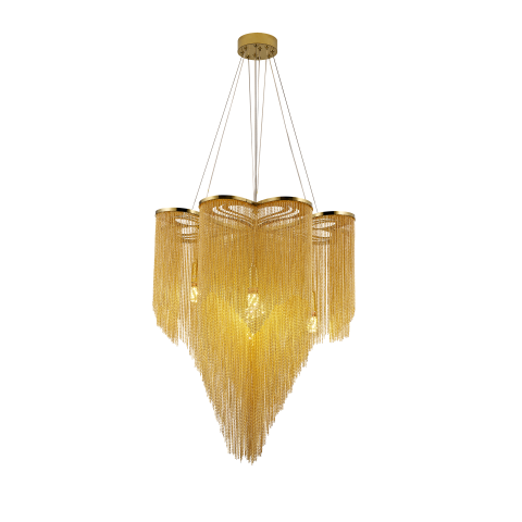 Produse Alessandro - Candelabru MD9021 6xG9, Diametru 60cm, Auriu, Metal