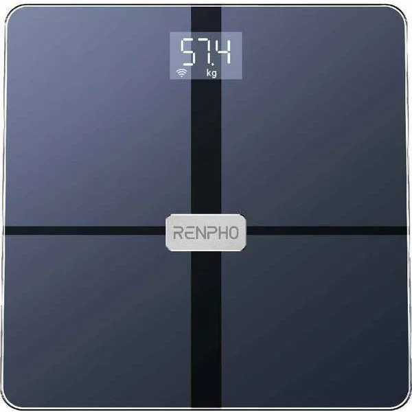 Cantar de baie Smart Renpho WBE28, Wifi, Bluetooth, Maxim 180Kg, 13 masuratori, BMI, Compatibil cu Samsung Health, Apple Health, Google Fit and Fitbit sync. [1]