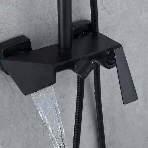 Coloana Dus, Alama Sanitara, Negru, 6720H [3]