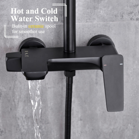 Coloana Dus, Alama Sanitara, Negru, 9960H [3]