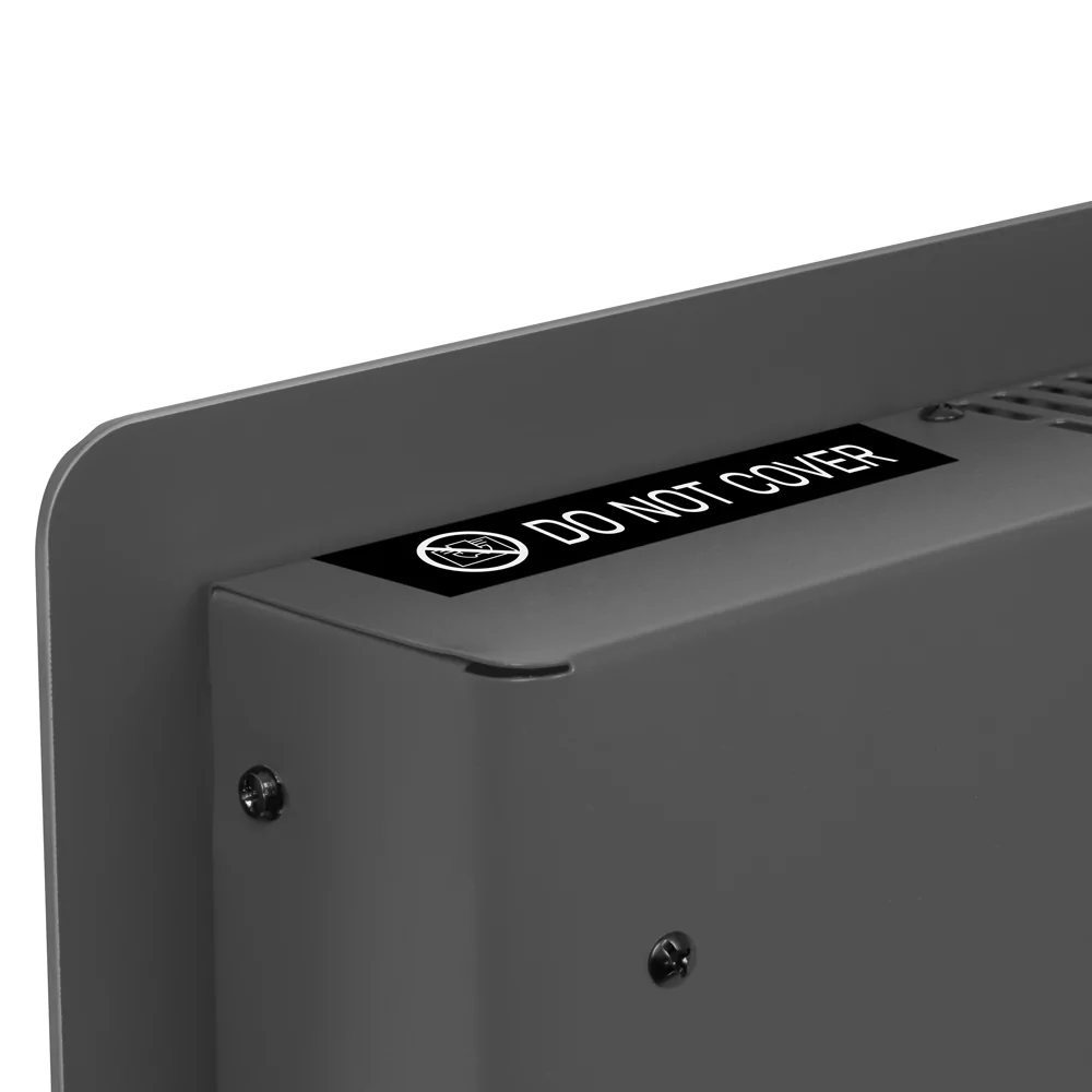 Convector electric de lux, 2000W, Panou de sticla, WiFi- control Aplicatie, Alb/Gri/Bej/Negru [13]