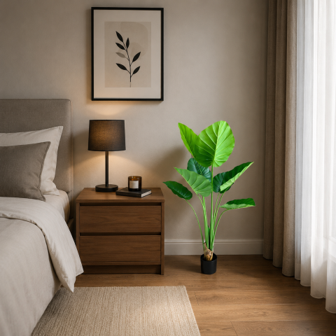 Decoratiuni Sarbatori & Sezoniere - Decoratiune Epipremnum Aureum, 130 cm, 9 frunze, Verde