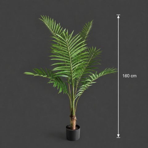 Decoratiune Howea Forsteriana, 160 cm, 7 frunze, Verde [3]
