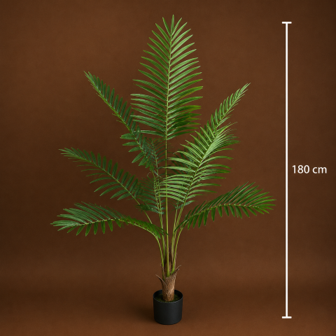 Decoratiune Howea Forsteriana, 180 cm, 10 frunze, Verde [3]